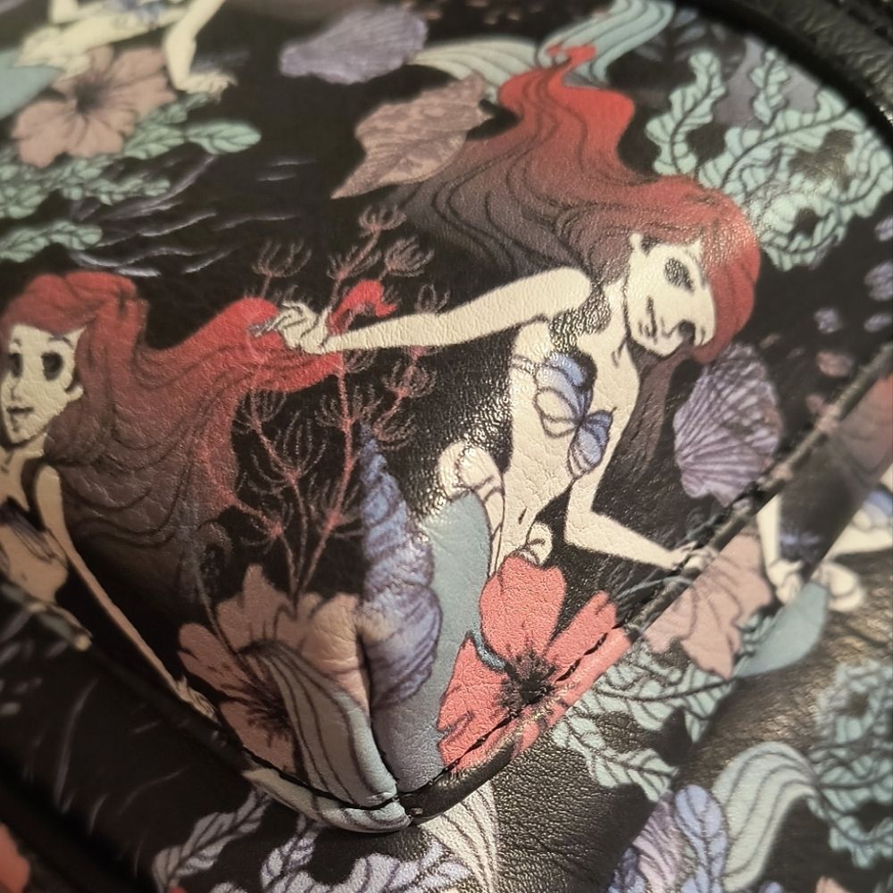 Loungefly Disney The Little Mermaid Ariel Allover Print Mini Backpack - Picture 7 of 8